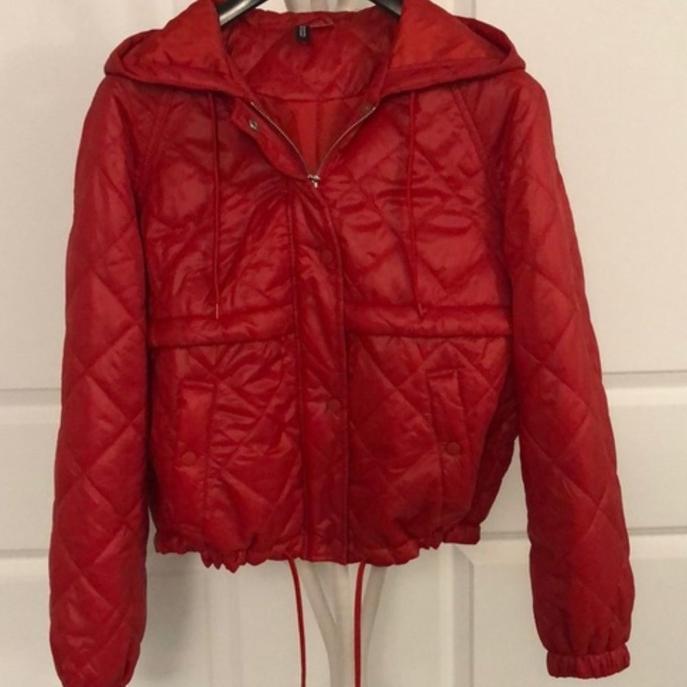 H&M Red Spring puffer Jacket